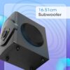 ZEBRONICS BT8591RUCF 5.1 Home Theater Speaker with 6.5" Subwoofer, 125W RMS Powerful Bass, Bluetooth 5.0, Wall Mount, AC-3 Surround Sound, Dual Mic Input, Optical in Remote Control and LED Display - Image 3